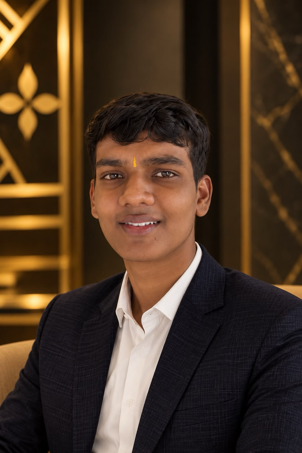 Mr. Aadi Jain, Head of Operations, Design, Wholesale & Quality at Ambaa Gold